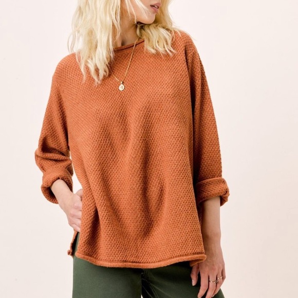 lovestitch Sweaters - Lovestitch Deborah Honeycomb Sweater